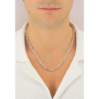 MUAU Schmuck  Collier Fantasie Silber 925, 7.5mm, 45cm 