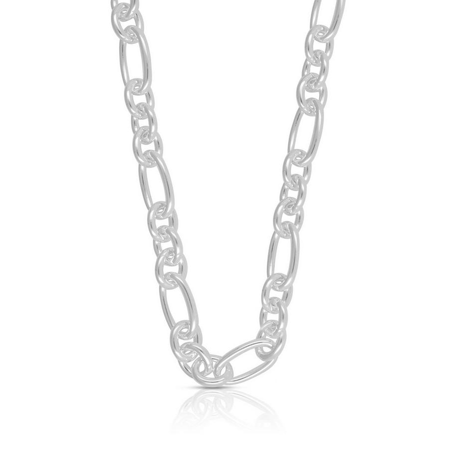 Collier fantaisie en argent 925, 7,5mm, 45cm
