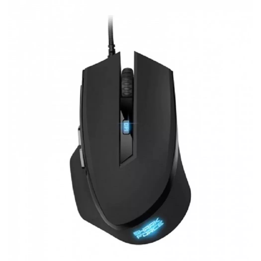 Sharkoon - SHARK Force II mouse Gaming Mano destra USB tipo A Ottico 4200 DPI, Nero