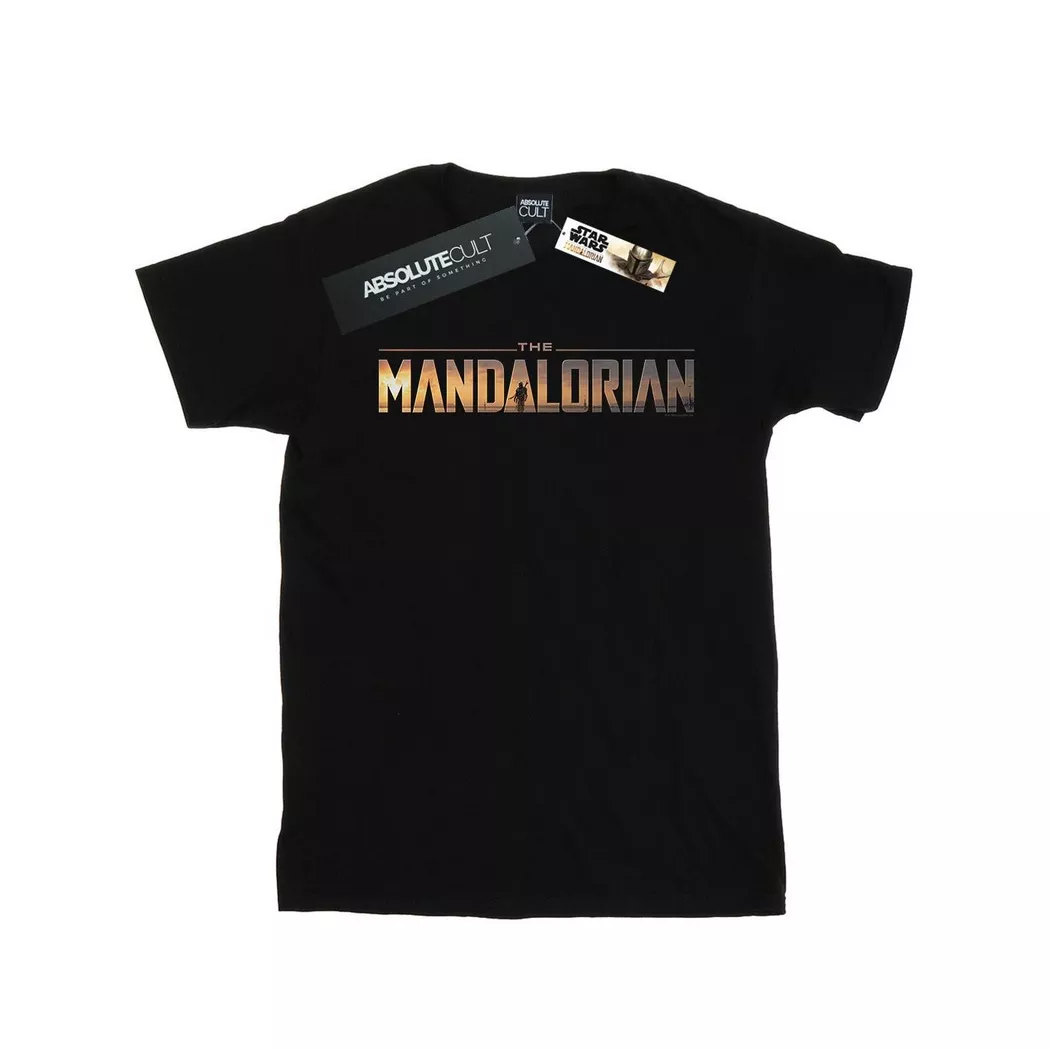 STAR WARS - The Mandalorian Series TShirt, für Damen, Schwarz, Größe S