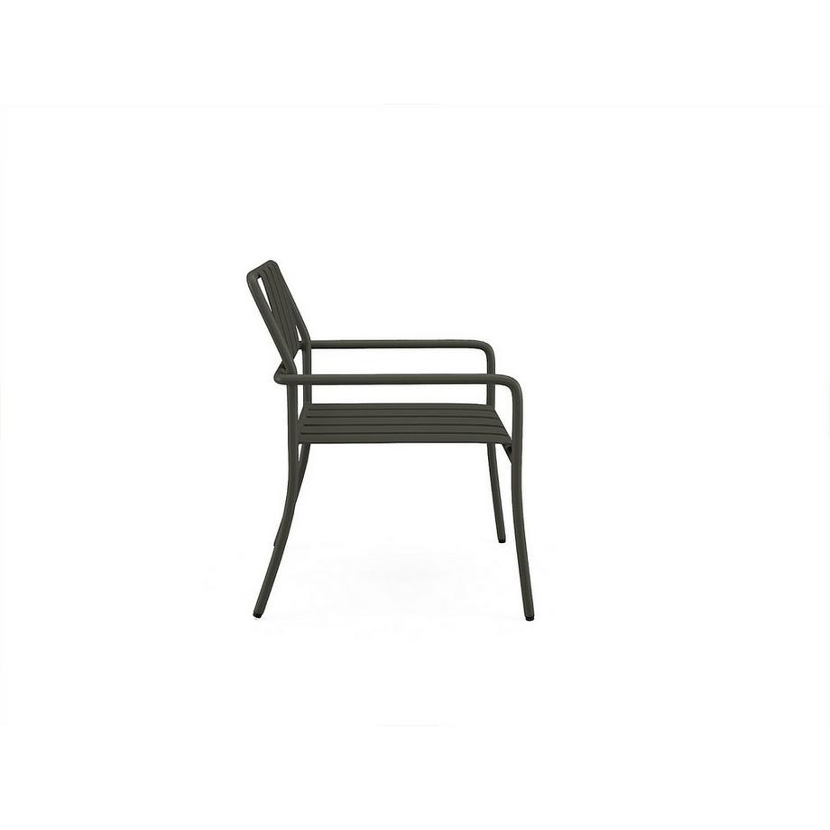 Vente-unique Ensemble table et chaise de jardin BIRMOS  