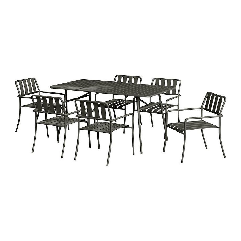 Ensemble table et chaise de jardin BIRMOS