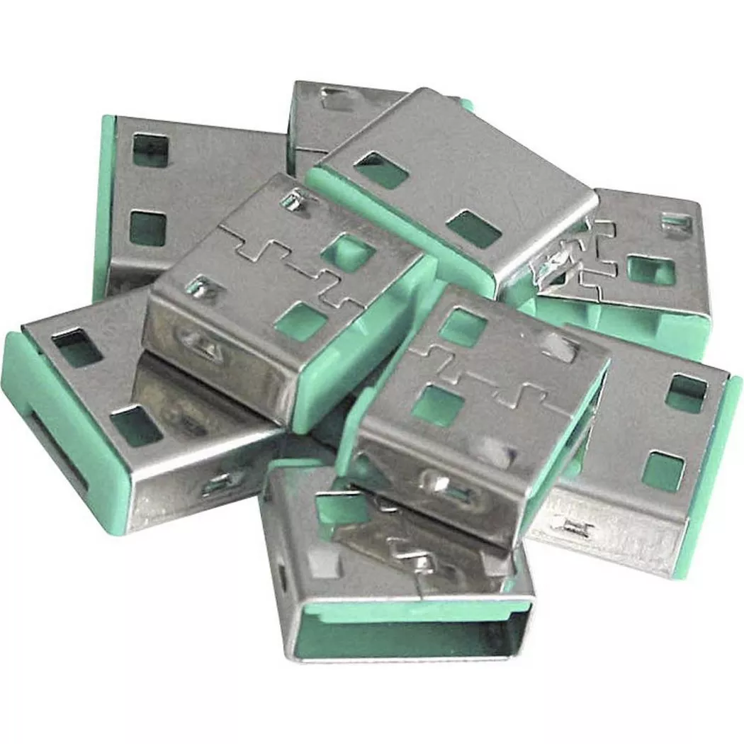 LINDY - USB Port Schloss (10 Stück) OHNE Schlüssel: Code