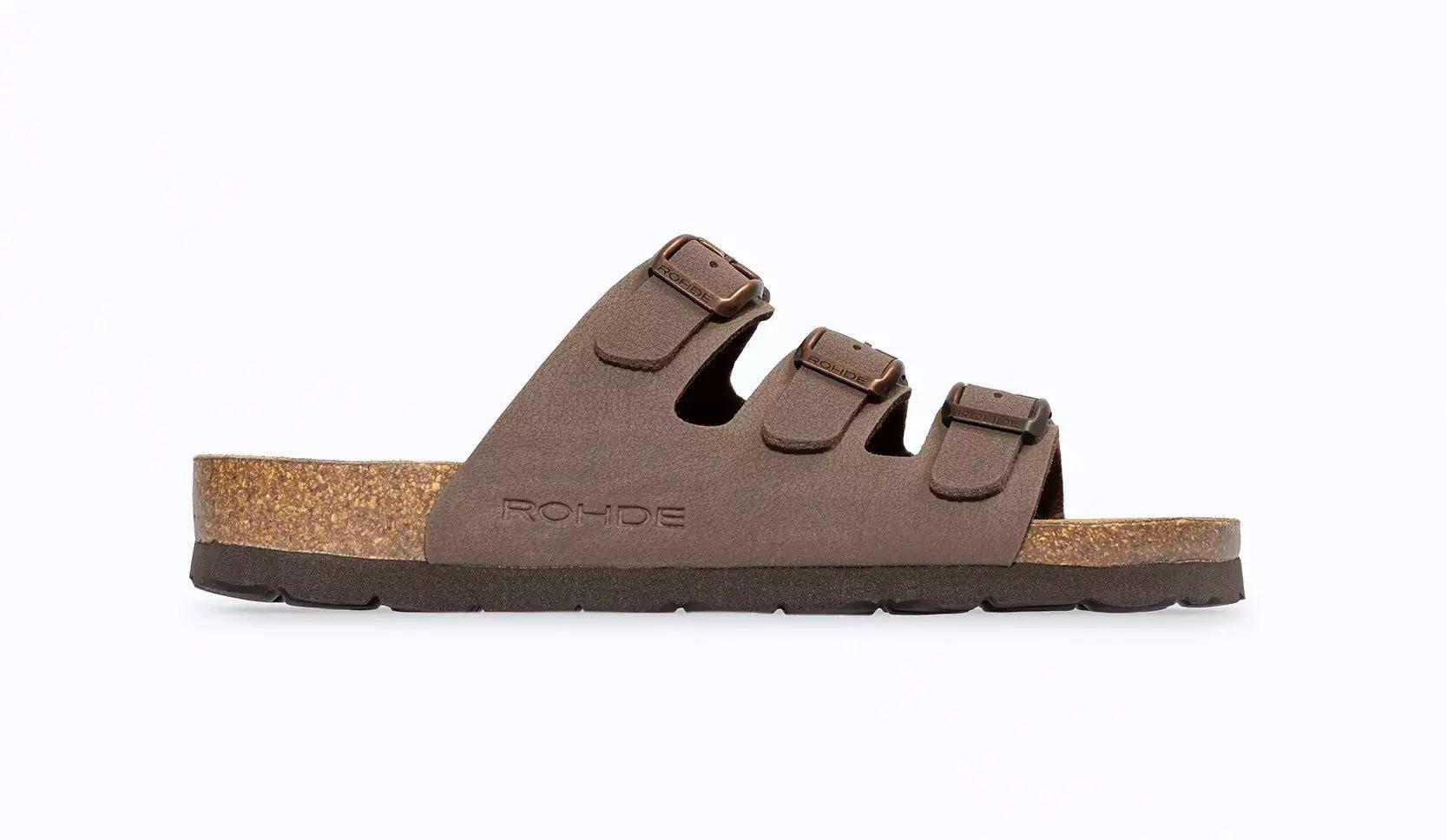 Image of Alba - Synthetik Sandale Damen Braun 41