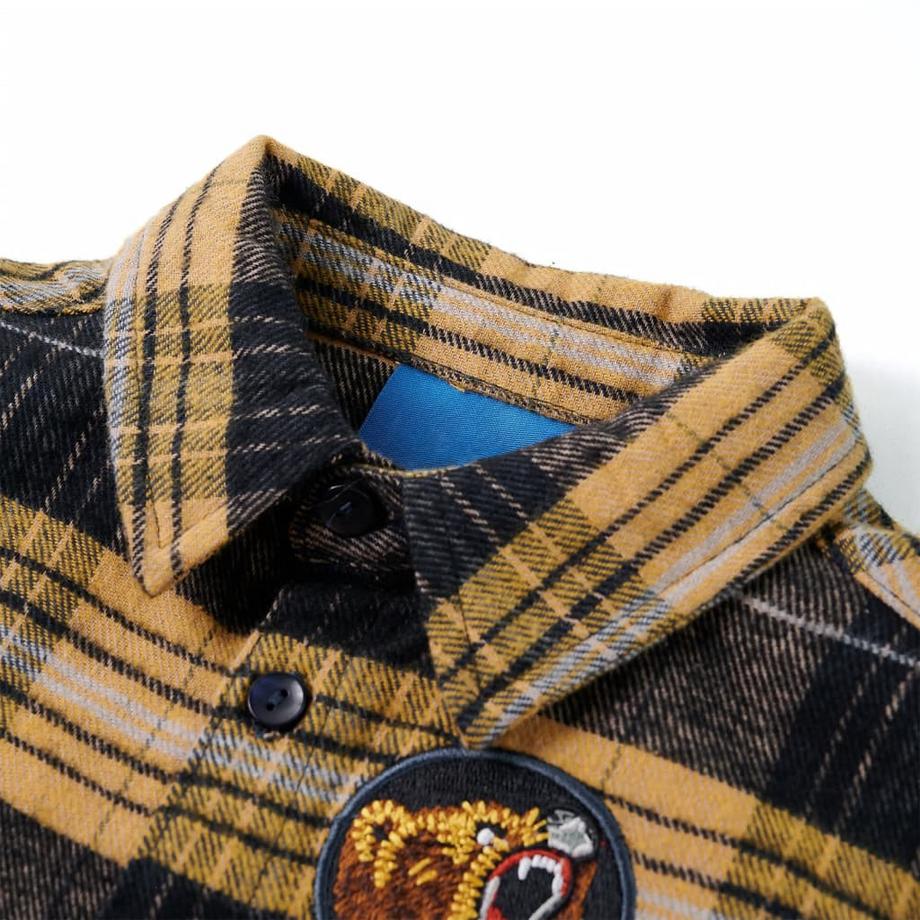 VidaXL  camicia a quadri da bambino Cotone 