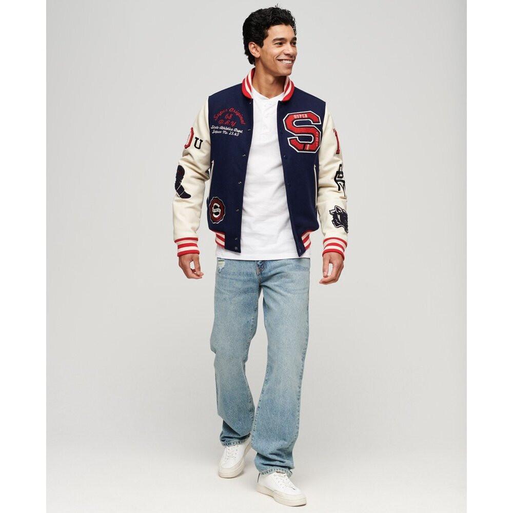 Superdry Giacca College Varsity con patch  