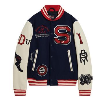 Jacke mit Aufnäher  College Varsity