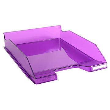 Corbeille à courrier COMBO-MIDI - Transparent violet