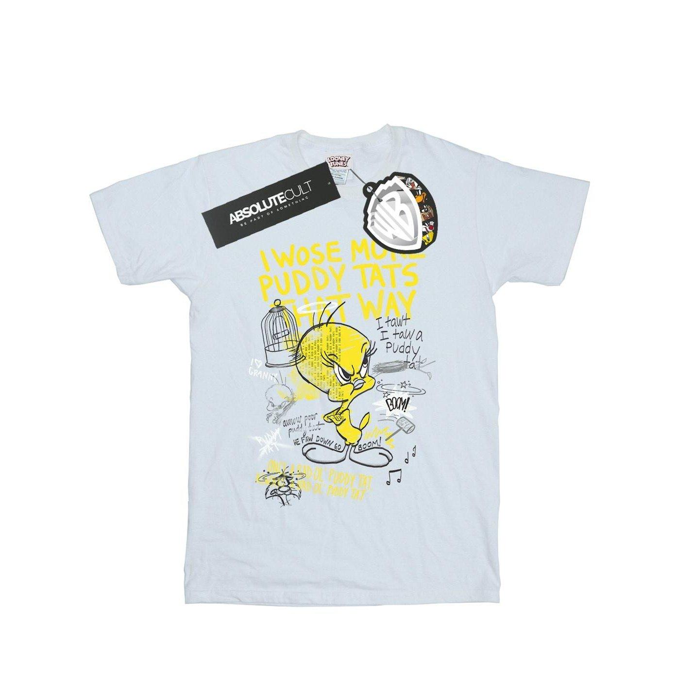 LOONEY TUNES  Tshirt MORE PUDDY TATS 