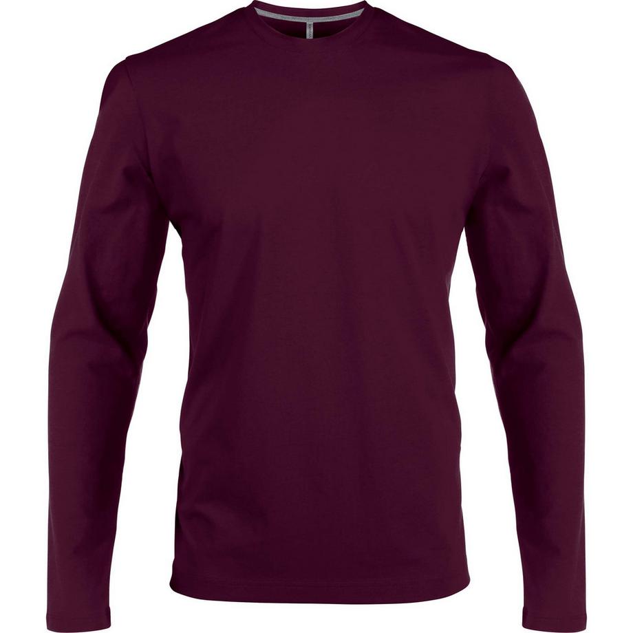 Kariban Langar Rundhals Langarm T-Shirt  
