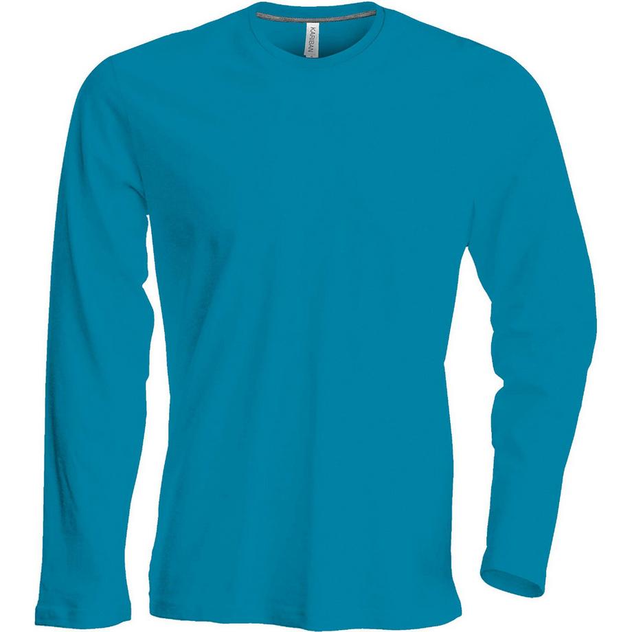Kariban Langar Rundhals Langarm T-Shirt  