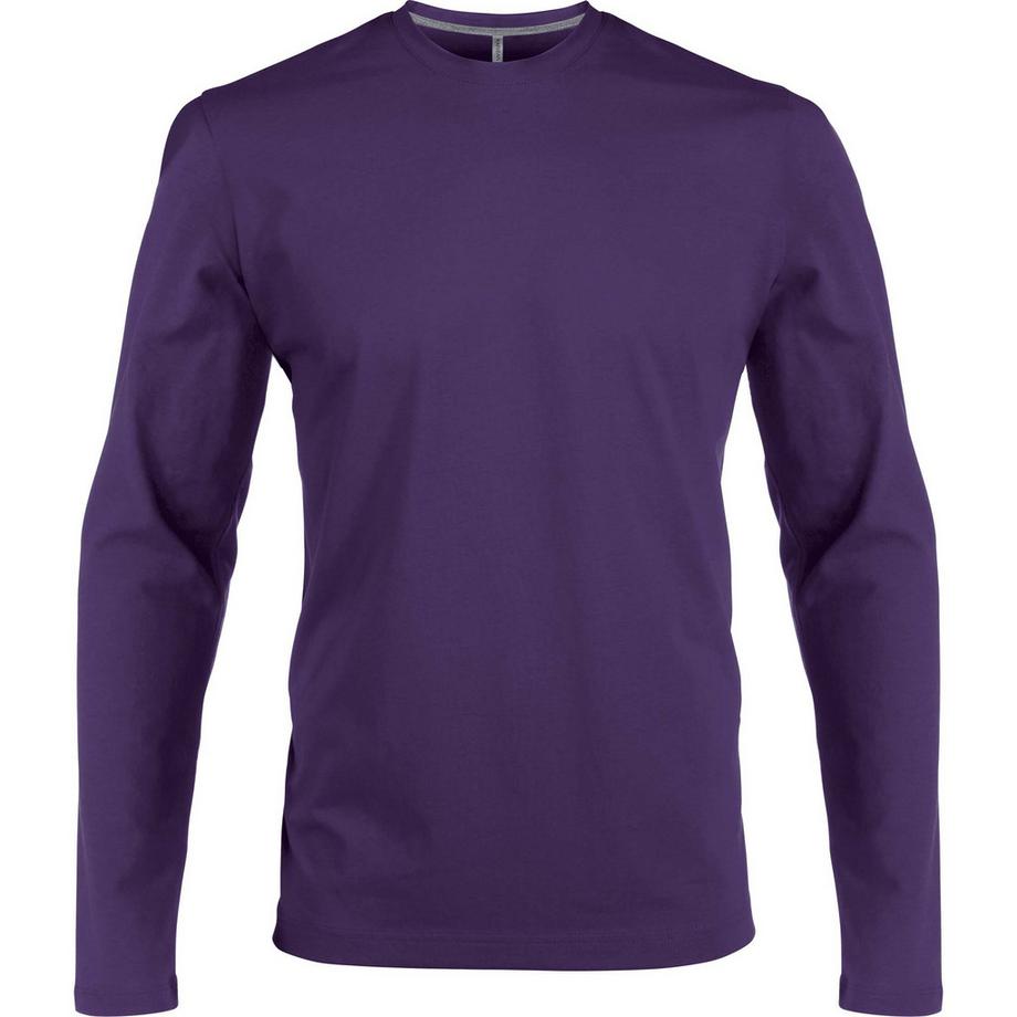 Kariban Langar Rundhals Langarm T-Shirt  