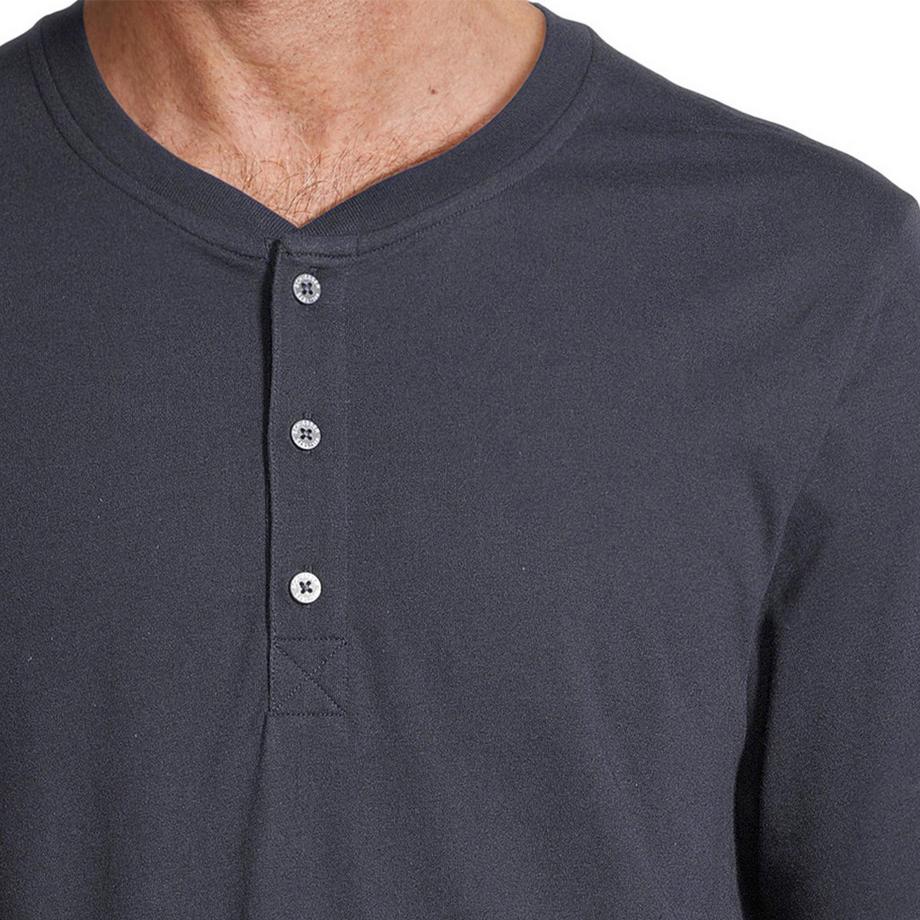 Schiesser Night & Home Henley Schlafanzug  
