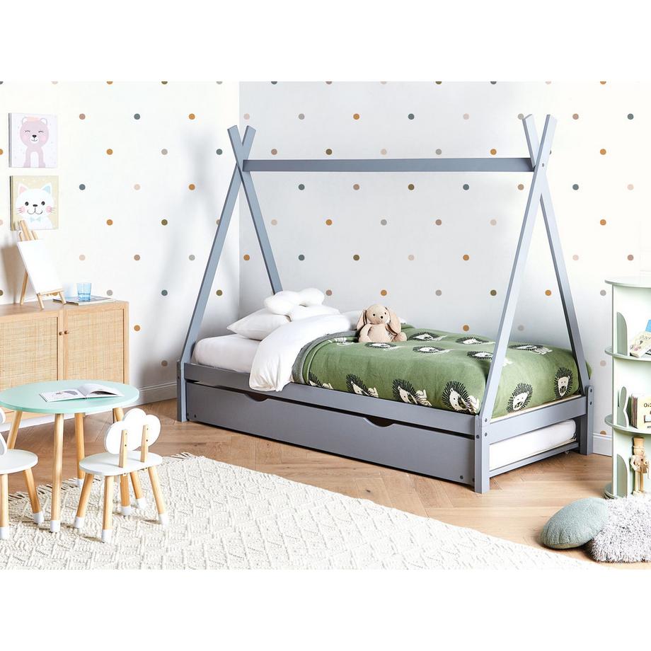 Beliani Lit gigogne enfant en Bois de pin  TALMONTIERS  