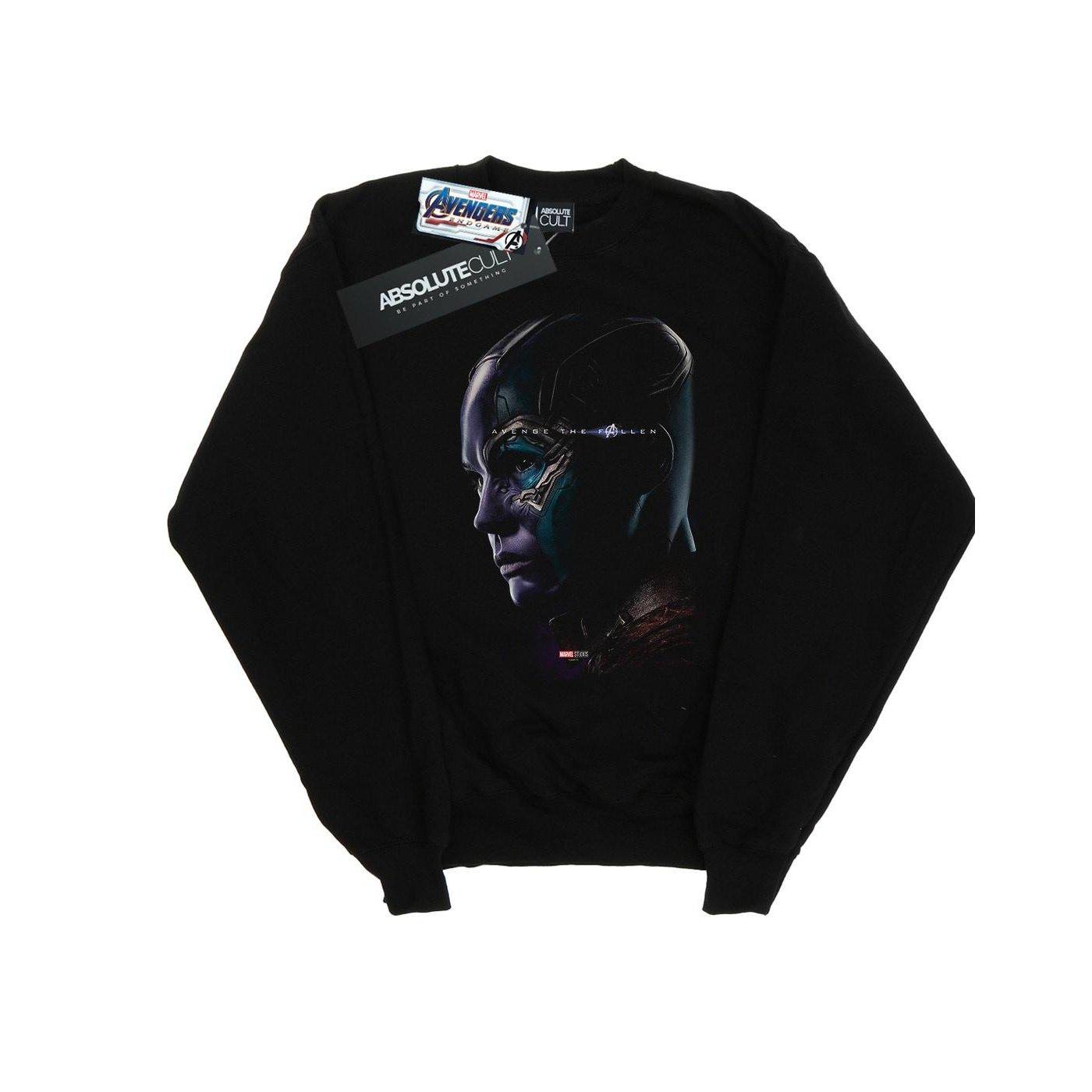 Image of Avengers Endgame Avenge The Fallen Nebula Sweatshirt Unisex Schwarz 140/146