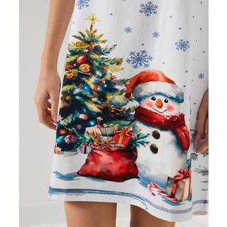 Joe Browns Festliches Jersey Schneemann Nachthemd  
