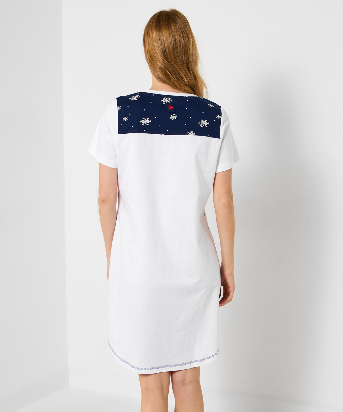 Joe Browns Festliches Jersey Schneemann Nachthemd  