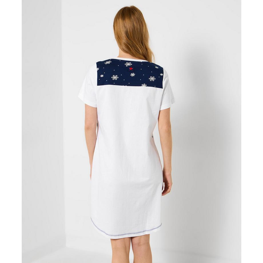 Joe Browns Festliches Jersey Nachthemd Schneemann  