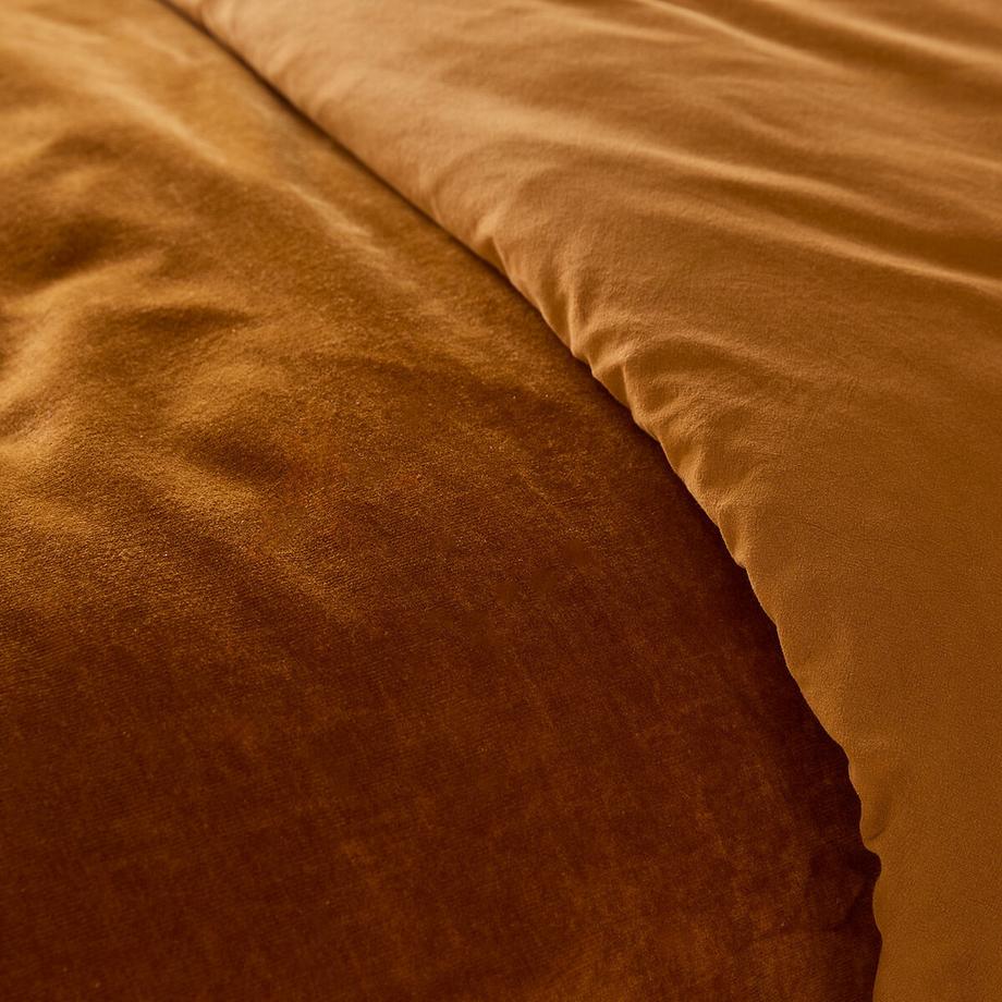 La Redoute Intérieurs Noria Housse de Couette Biface Velours Coton Lavé  