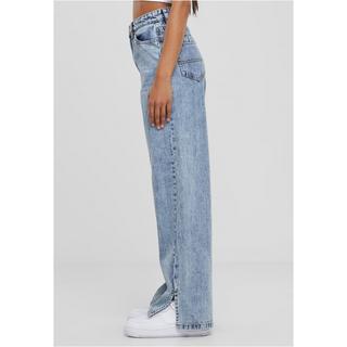 URBAN CLASSICS Jeans fente large sur la jambe  