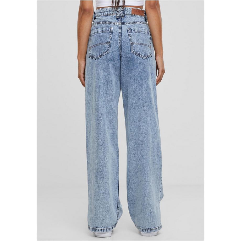 URBAN CLASSICS Jeans a gamba larga con spacco  