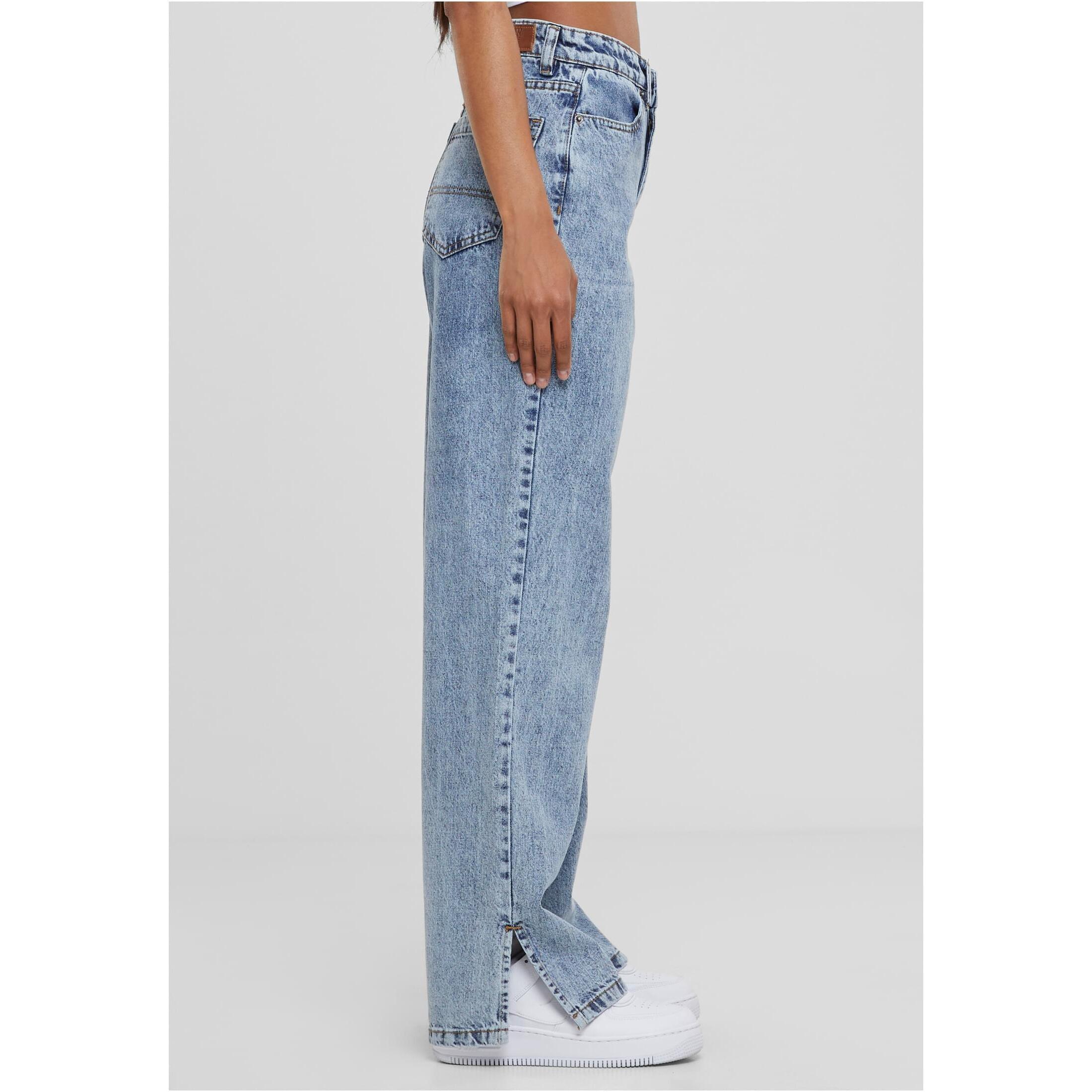 URBAN CLASSICS Jeans fente large sur la jambe  