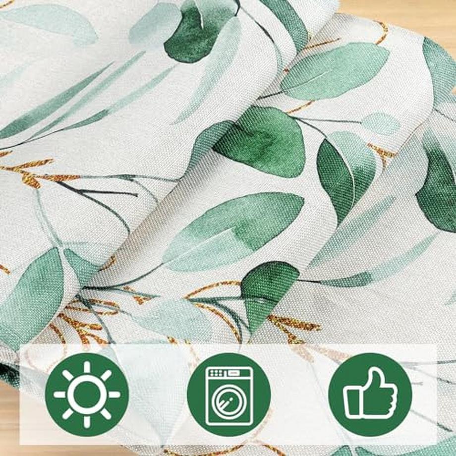 Alopini Abwaschbarer Vintage-Tischläufer für Esszimmer und Küche  