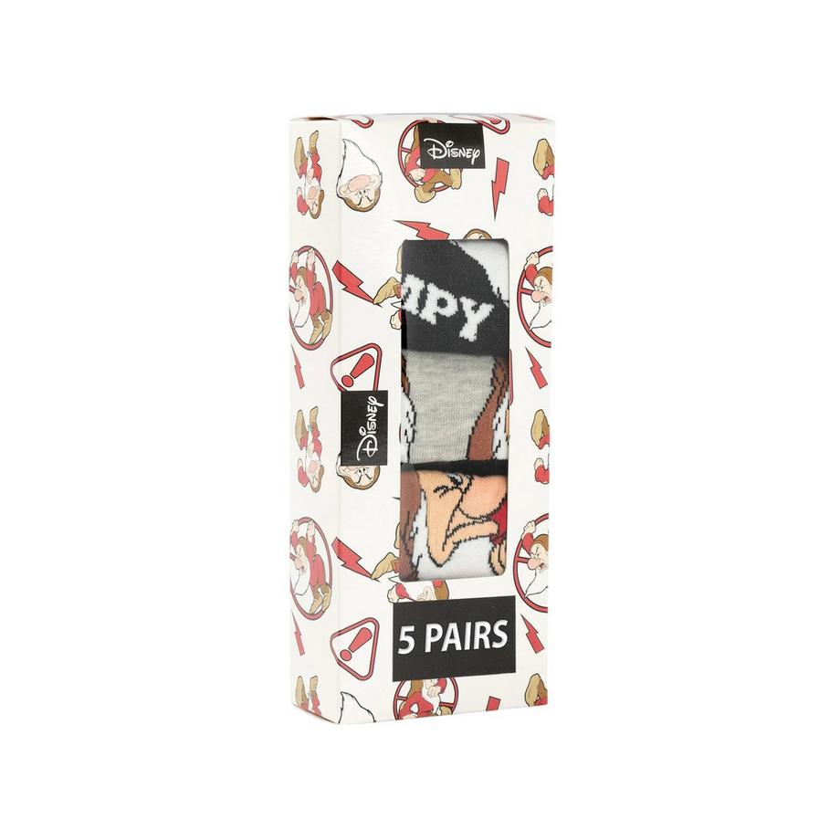 Disney Calzini Personaggio Grumpy 5 Pack  