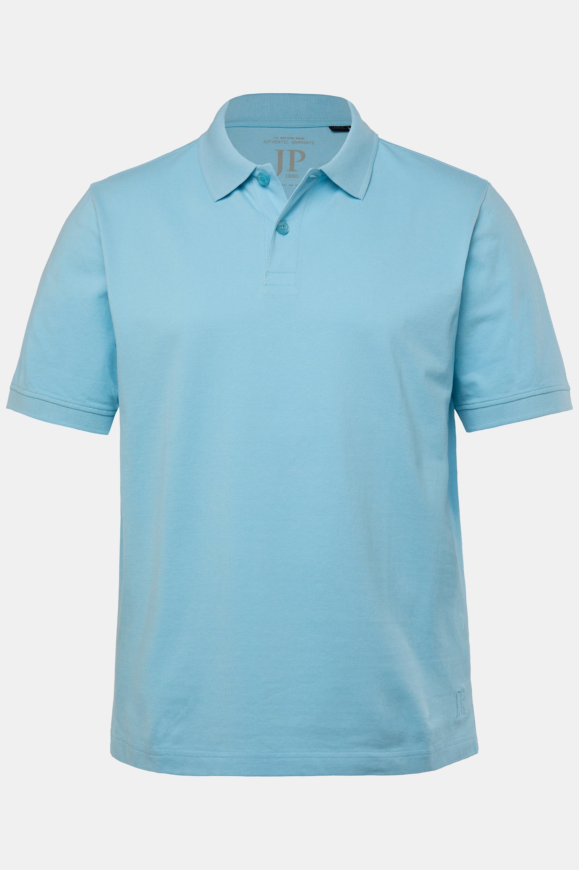 JP1880  Maglia basic in piqué con colletto polo e mezze maniche, fino alla tg. 10XL 