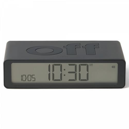 LEXON Lexon Flip Classic Funk Wecker Dunkelgrau  