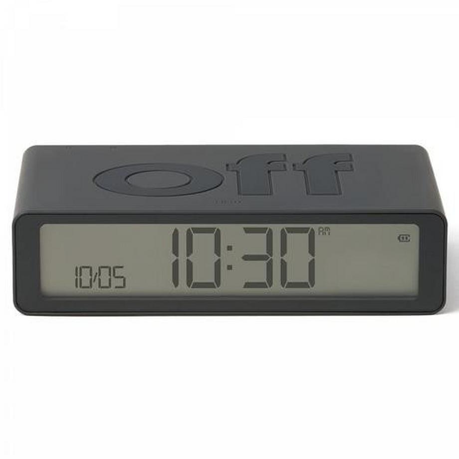 LEXON Lexon Flip Classic Funk Wecker Dunkelgrau  