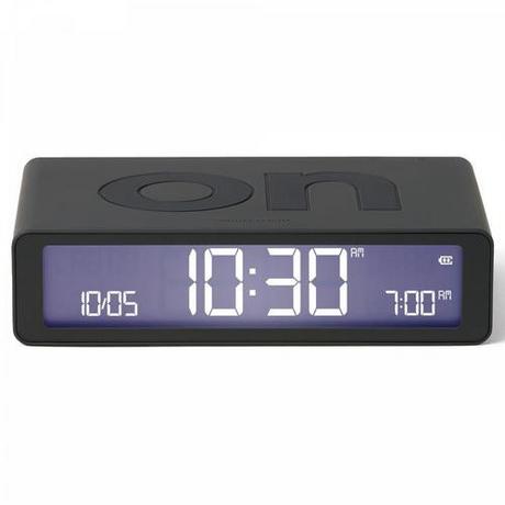 LEXON Lexon Flip Classic Funk Wecker Dunkelgrau  