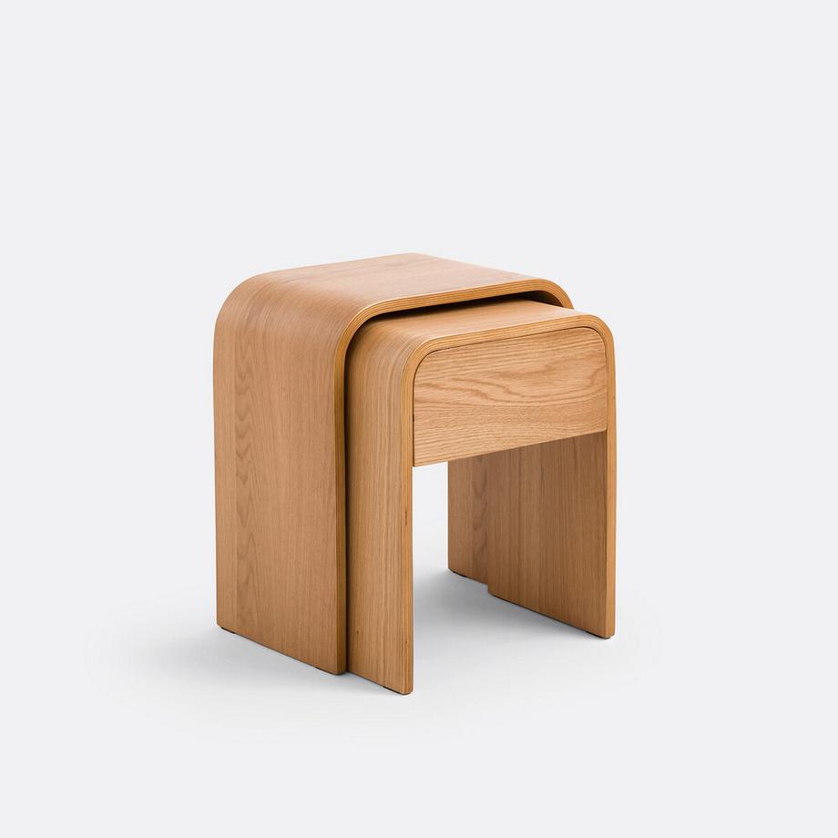 La Redoute Intérieurs Zusammenschiebbare Nachttische Vence  