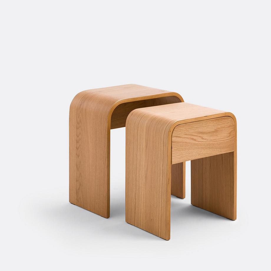 La Redoute Intérieurs Zusammenschiebbare Nachttische Vence  