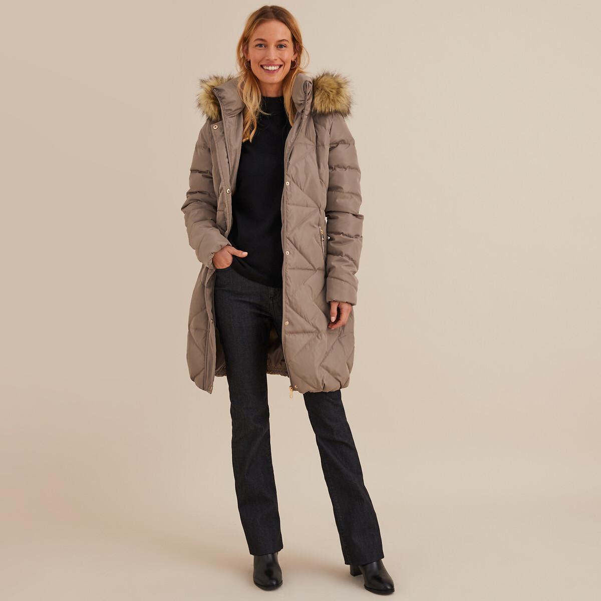 La Redoute Collections  Gesteppter Wintermantel mit Kapuze 