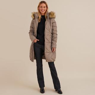 La Redoute Collections  Gesteppter Wintermantel mit Kapuze 