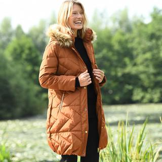 La Redoute Collections  Gesteppter Wintermantel mit Kapuze 