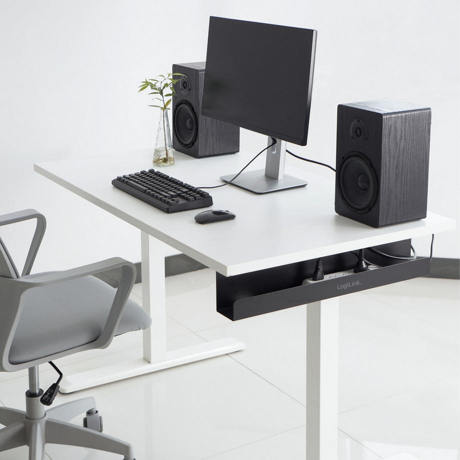 LogiLink  Kabelrinne zur Montage unter dem Schreibtisch Sv 