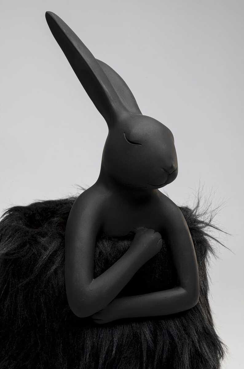 KARE Design Tischleuchte Animal Rabbit Fur gold 50  