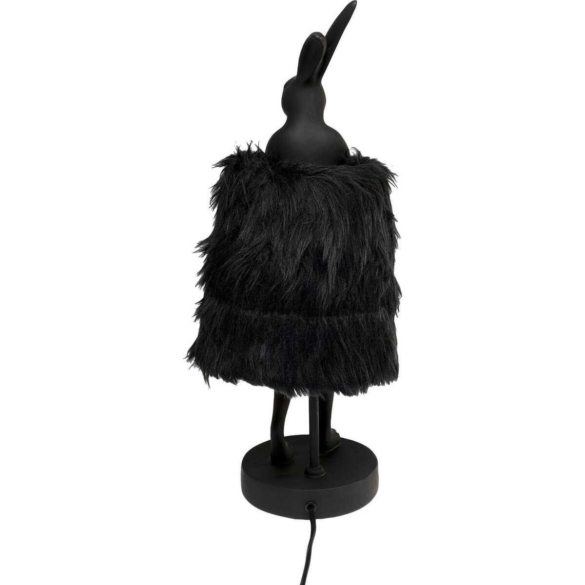 KARE Design Tischleuchte Animal Rabbit Fur gold 50  