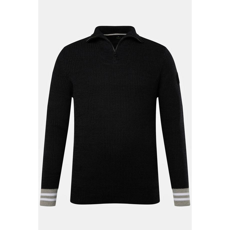 JP1880 Skiwear Rippstrick Troyer Zippkragen  