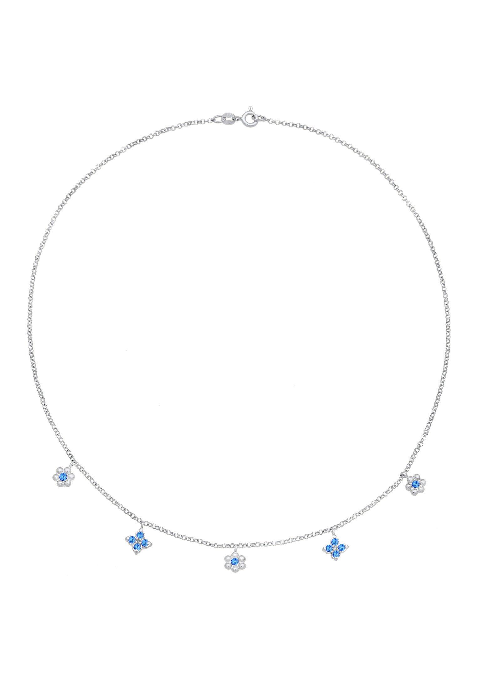 Elli  Halskette Kids Kristalle Blüte Blume 