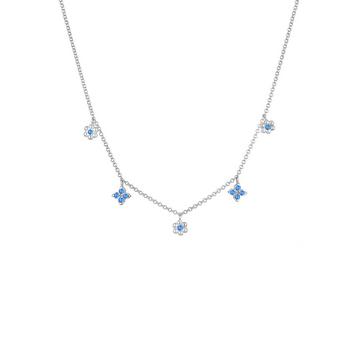 Halskette Kids Kristalle Blüte Blume