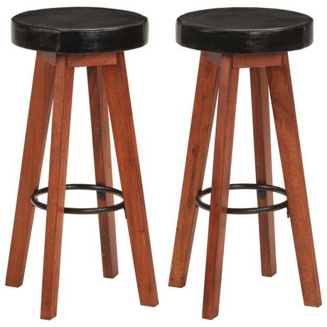 VidaXL Tabouret de bar bois d'acacia  