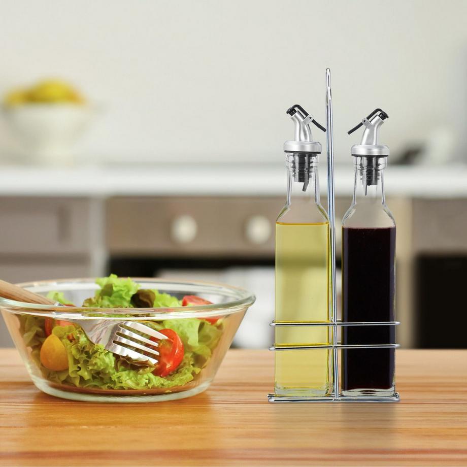 Northio  Ensemble huile et vinaigre avec support 