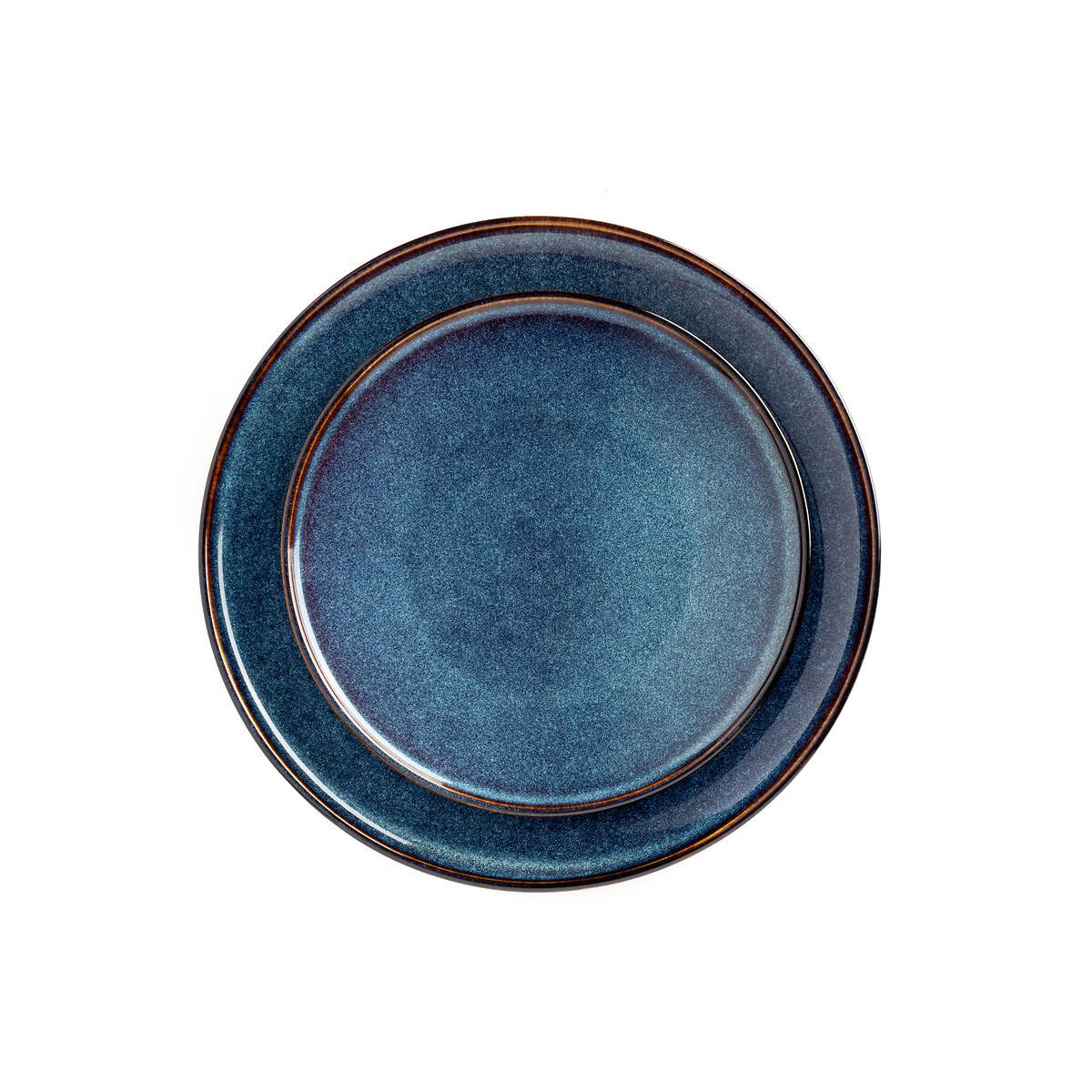 La Redoute Intérieurs Lot de 6 assiettes plates en grès  