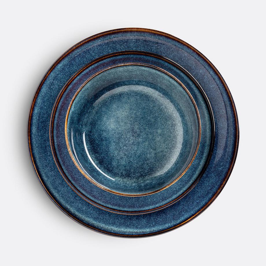 La Redoute Intérieurs 6er-Set flache Teller Onda  