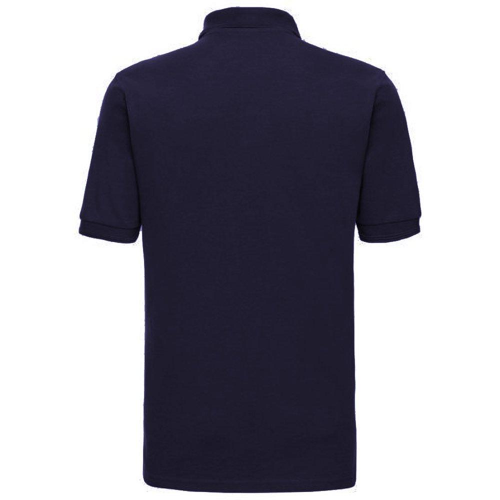 Russell  Ripple Collar & Cuff Kurzarm Polo Shirt 