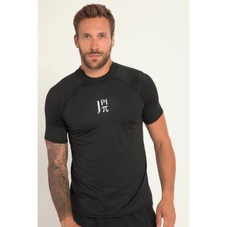 JP1880  Maglietta da nuoto con collo alto, mezze maniche e protezione UV 