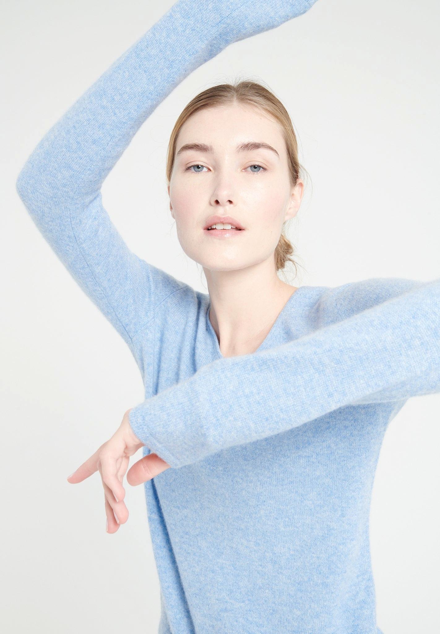 Studio Cashmere8  LILLY 2 Pullover mit V-Ausschnitt - 100% Kaschmir 